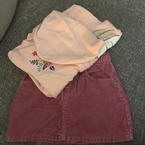 Sweatshirt and Skirt (no shirt)
